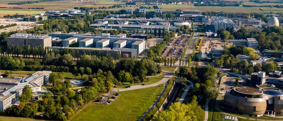 Research Campus Aerial view Garching research campus